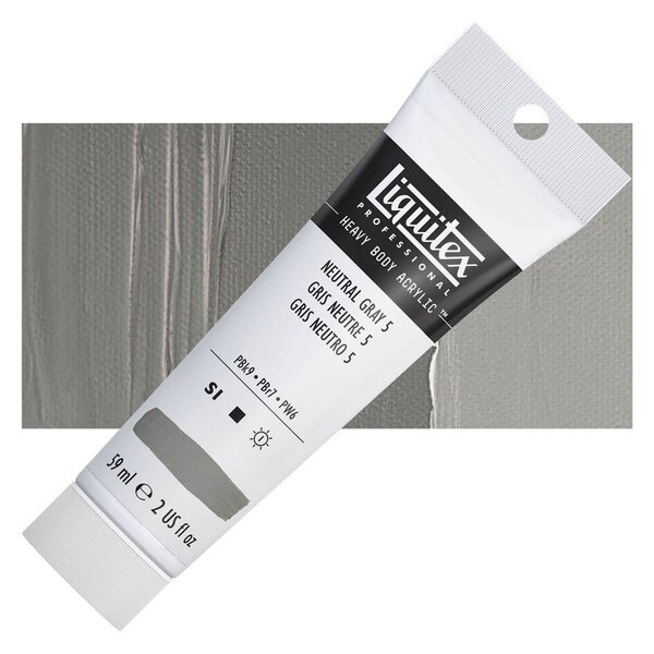 Liquitex Heavy Body Acrylic Paint - Neutral Gray